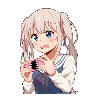 🤦‍♀ emoji Школьница-тян @nyasticks Telegram sticker 19 of 41