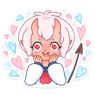 Sticker from Школьница Они-Тян @nyasticks