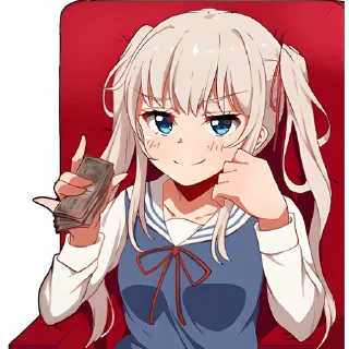 👸 emoji Школьница @Nyasticks Telegram sticker 20 of 43