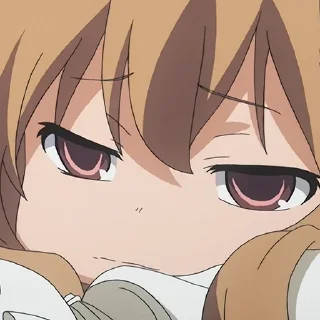 😞 emoji Злые Кубики Toradora @anime_stickerr Telegram sticker 1 of 91
