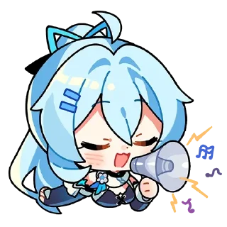 🤗 emoji HI3 chibi☆ Telegram sticker 21 of 34