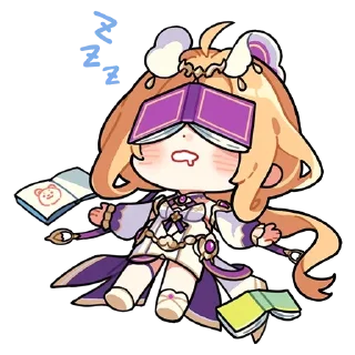 😪 emoji HI3 chibi☆ Telegram sticker 15 of 34