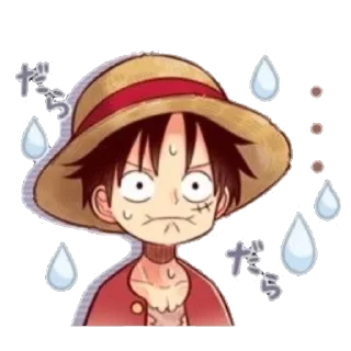 Sticker from °={One piece}=° автор:@pivko_09