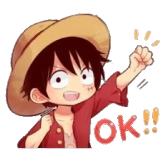 Sticker from °={One piece}=° автор:@pivko_09