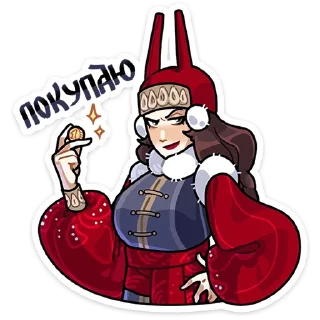 💰 emoji Боярыня Злослава :: @stickroom Telegram sticker 10 of 48