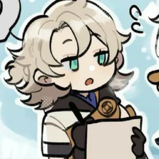 😐 emoji Больше стикеров 👉🏻 @genshinstickers1 Telegram sticker 13 of 120