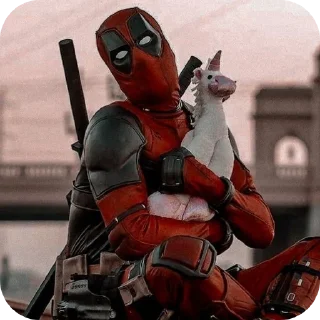 🥰 emoji • Deadpool  • » @sticersgerip « Telegram sticker 18 of 50