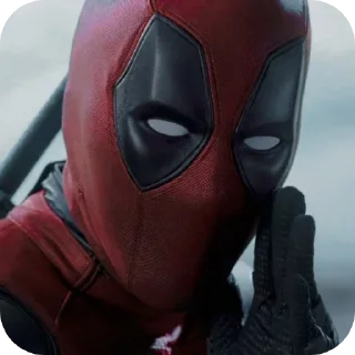 ⛑ emoji • Deadpool  • » @sticersgerip « Telegram sticker 8 of 50