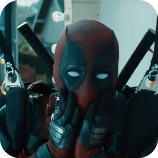 🥰 emoji • Deadpool  • » @sticersgerip « Telegram sticker 16 of 50