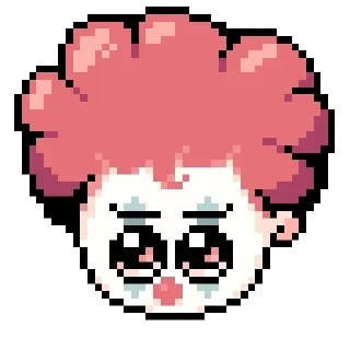 🤡 emoji Больше стиков тут: @stikery4 Telegram sticker 2 of 25