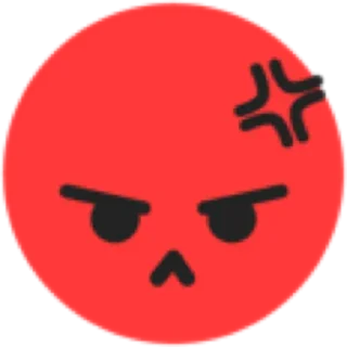 😡 emoji 𝑻𝒊𝒌𝒕𝒐𝒌 𝒆𝒎𝒐𝒋𝒊𝒔 @shchobshokuvaty Telegram sticker 3 of 45