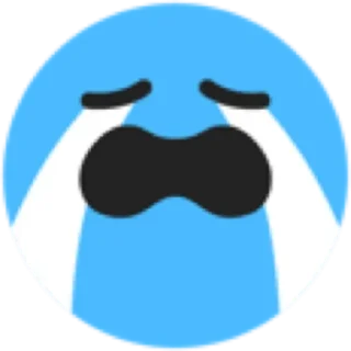 😭 emoji 𝑻𝒊𝒌𝒕𝒐𝒌 𝒆𝒎𝒐𝒋𝒊𝒔 @shchobshokuvaty Telegram sticker 4 of 45