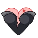 🖤 emoji Больше стикеров 👉🏻 @stickertg4 Telegram sticker 11 of 50