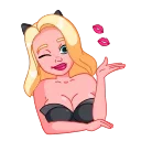 😘 emoji Больше стикеров 👉🏻 @stickertg4 Telegram sticker 18 of 50