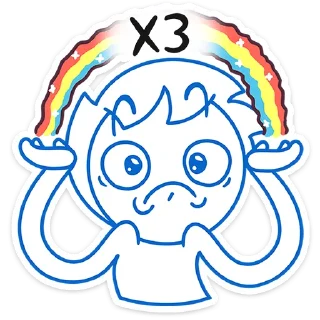 🤷‍♂️ emoji Бумажный Найс (@TgSticker) Telegram sticker 14 of 48