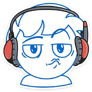 🎧 emoji Бумажный Найс (@TgSticker) Telegram sticker 22 of 48
