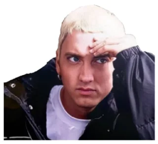 😐 emoji Eminem Telegram sticker 9 of 120