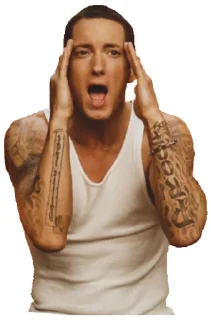😱 emoji Eminem Telegram sticker 24 of 120