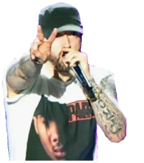 ✌️ emoji Eminem Telegram sticker 15 of 120