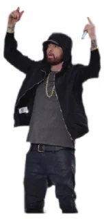 👆 emoji EMINEM SUPER BOWL Telegram sticker 1 of 107