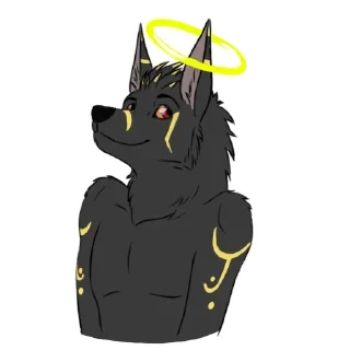 😇 emoji Akito Telegram sticker 13 of 57