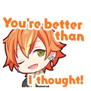 😌 emoji @kirotorrs ~ Akito Telegram sticker 9 of 120