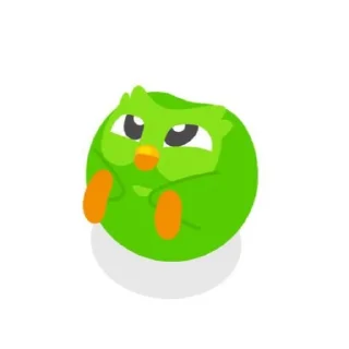 🥰 emoji дуолинго как смысл жизни Telegram sticker 21 of 39