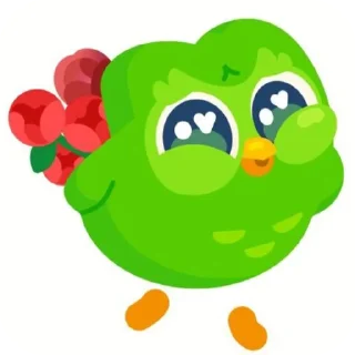 Sticker from дуолинго как смысл жизни