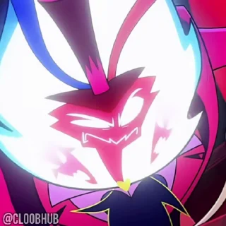 😈 emoji @CLOOBHUB ⌥ HELLUVA BOSS АДСКИЙ БОСС СТИКЕРЫ ТГ Telegram sticker 12 of 25