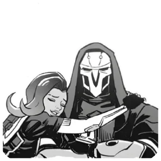 🖤 emoji Reaper | Gabriel Reyes Telegram sticker 9 of 23