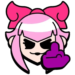 🖕 emoji Melody BS ➩ @Earth928B Telegram sticker 23 of 25