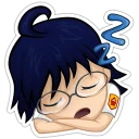 😴 emoji Everlasting Summer Telegram sticker 20 of 44