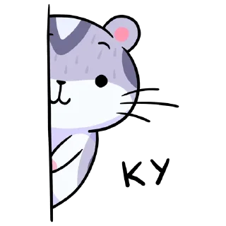 👋 emoji Хомяк Мох Telegram sticker 6 of 48