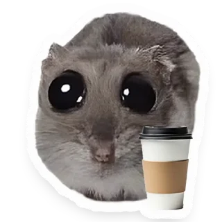 ☕️ emoji Хомяк Telegram sticker 17 of 91