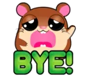 👋 emoji Весёдый Хомяк Telegram sticker 17 of 22