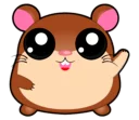 🙂 emoji Весёдый Хомяк Telegram sticker 5 of 22
