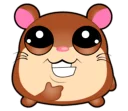 👍 emoji Весёдый Хомяк Telegram sticker 10 of 22