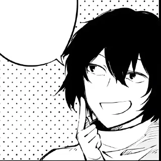 🚩 emoji Dazai Osamu @tkiiri Telegram sticker 11 of 88