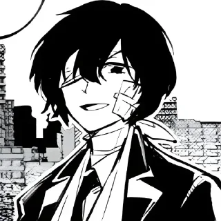 🚩 emoji Dazai Osamu @tkiiri Telegram sticker 12 of 88