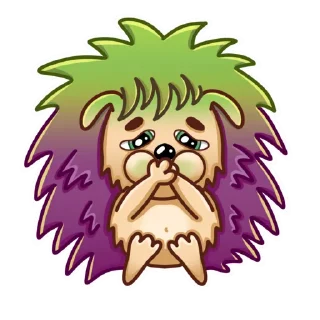🤢 emoji Ёжик Telegram sticker 8 of 15