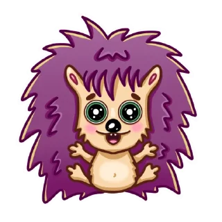 😃 emoji Ёжик Telegram sticker 7 of 15