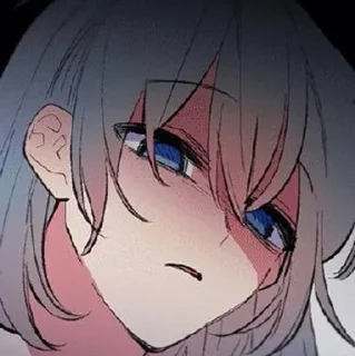 😒 emoji Тайный союз @anime_stickerr Telegram sticker 8 of 40