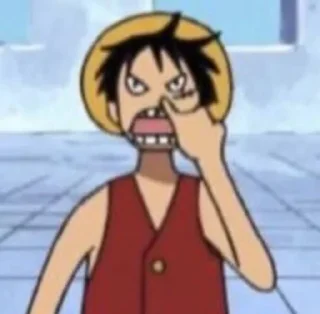 🤨 emoji One piece Telegram sticker 10 of 92