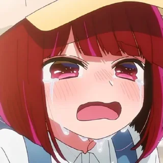 😭 emoji Kᴀɴᴀ Aʀɪᴍᴀ💄 @OshiNoKo_wc Telegram sticker 15 of 72