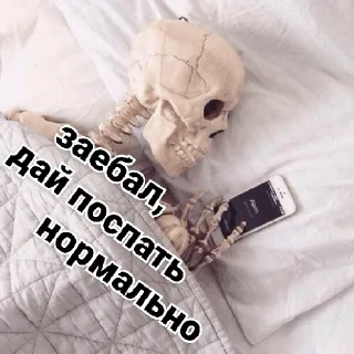 🛌 emoji Несносный скелет Джо Telegram sticker 9 of 67