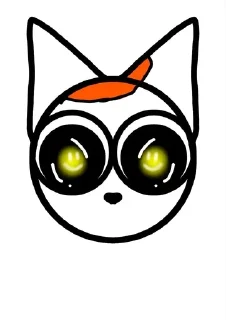 Sticker from Кот Снежок