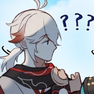 🤔 emoji Kaedehara Kazuha by @kiyunya Telegram sticker 19 of 54