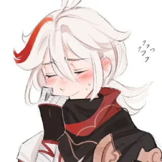 🥰 emoji Kaedehara Kazuha by @kiyunya Telegram sticker 23 of 54