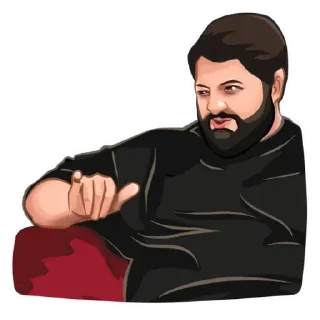 💟 emoji ЧБД Telegram sticker 8 of 14