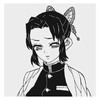 😶 emoji DEMON SLAYER Telegram sticker 5 of 98